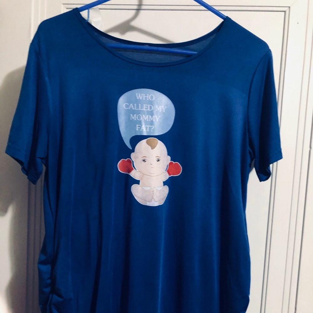 UNBRANDED WHO CALLED MY MAMA FAT SHIRT. SMALL